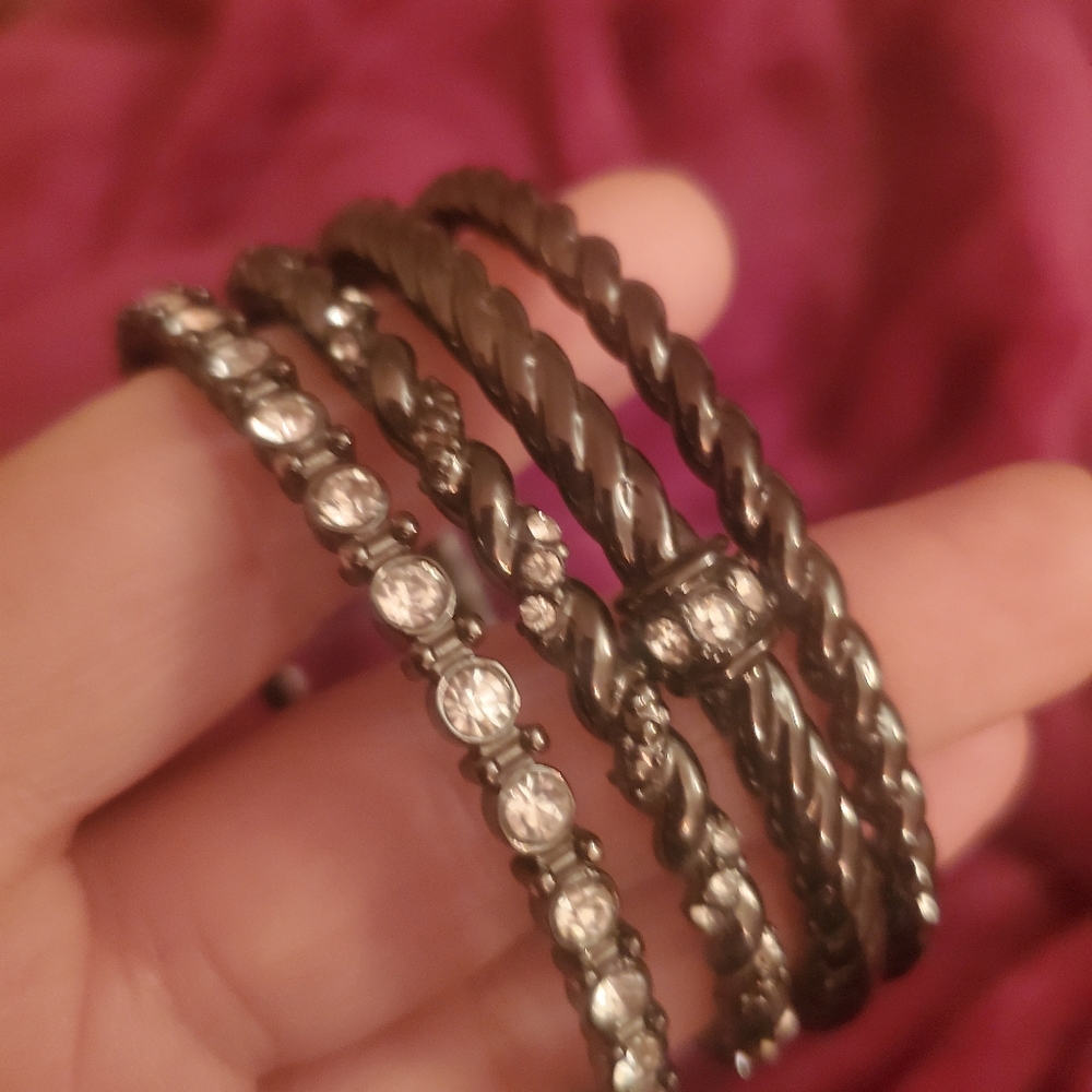 4 Stack Bangle Bracelets - image 2
